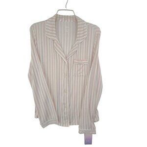 175.  Stars Above NWT Women's Long Sleeve Pajama Top Cream Size S